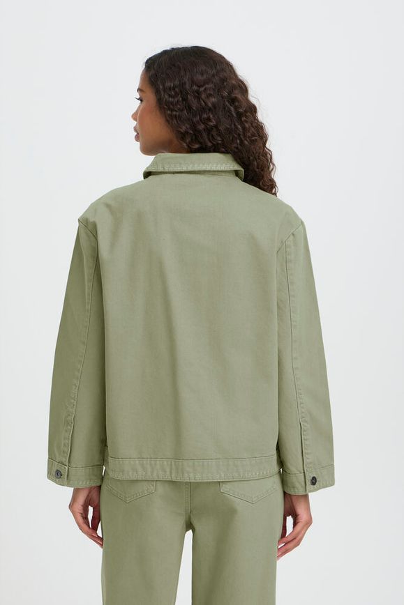 Chaqueta Iholia Verde Algodón