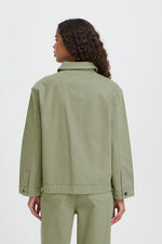Chaqueta Iholia Verde Algodón