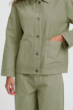 Chaqueta Iholia Verde Algodón