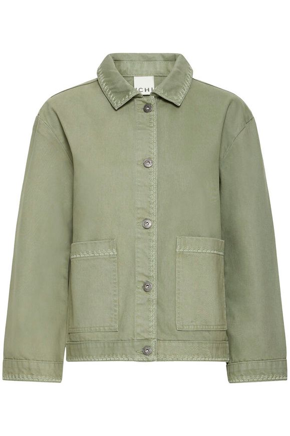 Chaqueta Iholia Verde Algodón