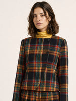 CHAQUETA CORTA CUADROS ESCOCESES