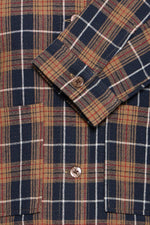 CHAQUETA CORTA CUADROS CON BOLSILLOS