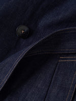 Chaqueta Denim Cruzada Cinturón