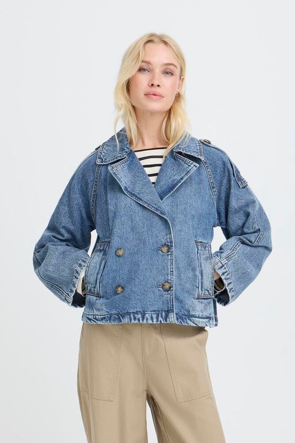 Gabardina Bycitan Denim Corta
