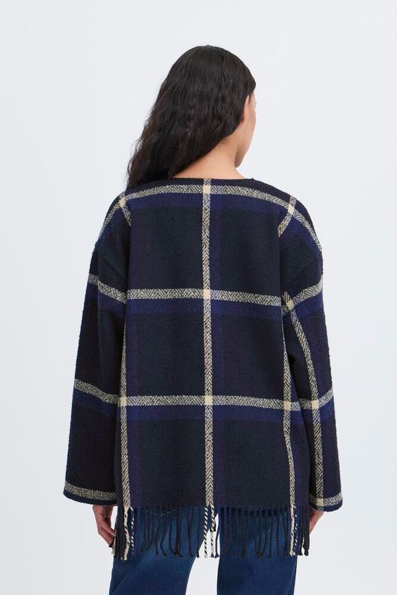 Chaqueta Ihfoniza Cuadros Marino