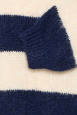 Jersey Ihdayana Rayas Marino y Blanco