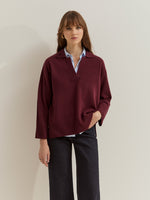 JERSEY LANA CON CUELLO POLO Y ESCOTE V