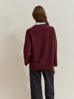 JERSEY LANA CON CUELLO POLO Y ESCOTE V