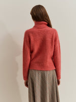 JERSEY DE CUELLO ALTO DE LANA Y MOHAIR