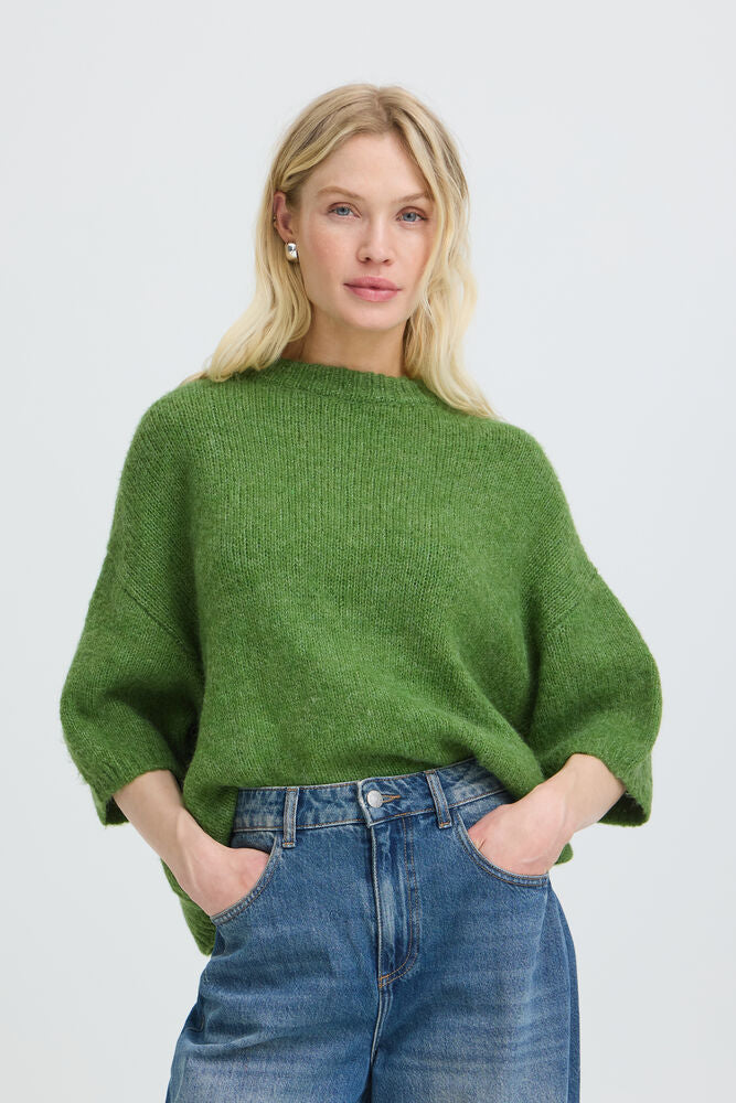 JERSEY PUNTO VERDE CON CUELLO REDONDO