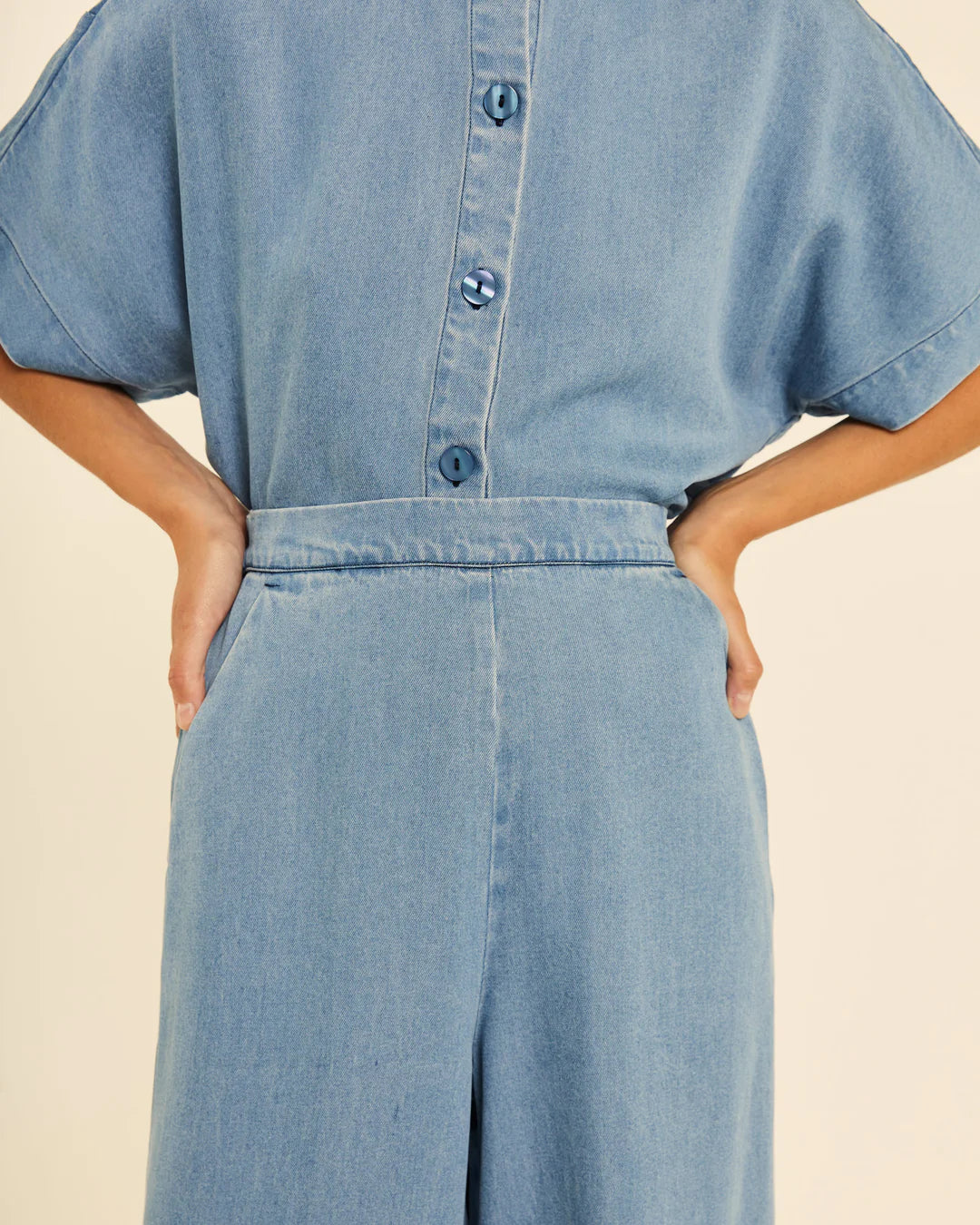 Pantalón Ancho Denim