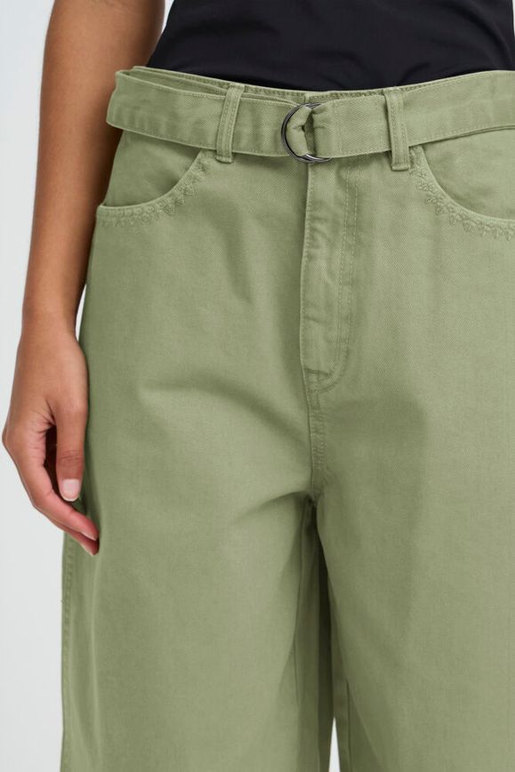 Pantalón Iholia Algodón Verde