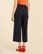 Pantalón Culotte Palazzo Botón Estrella
