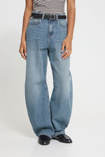 PANTALON DENIM CORTE BALLON