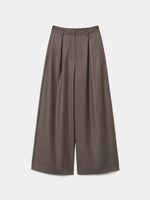 PANTALON PALAZZO CON PLIEGUE FRONTAL