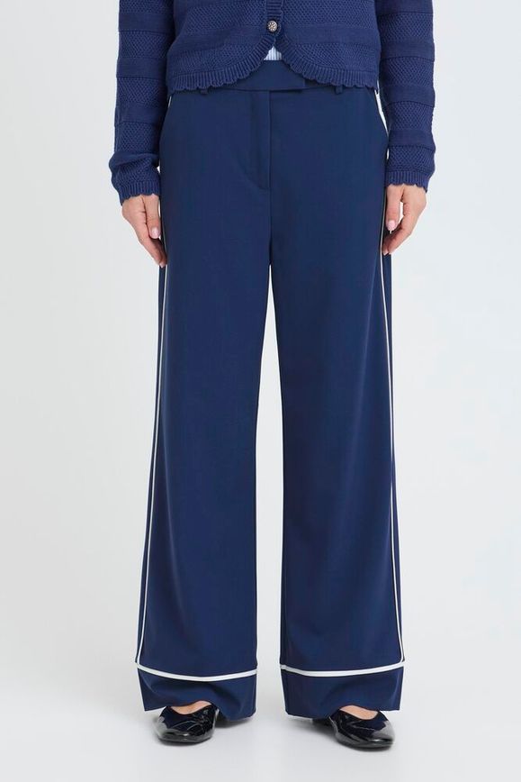 Pantalón Bydanta Ribete Blanco en Contraste