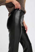 PAntalón Legging Polipiel Bykaddo Negro