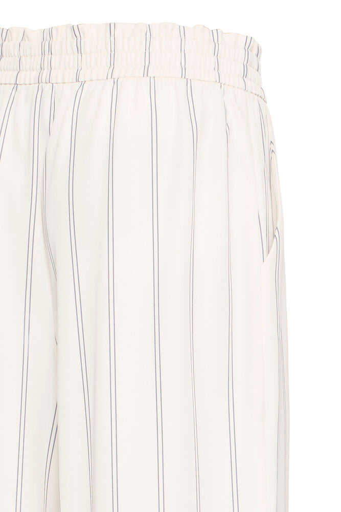 Pantalón Rayas Finas con Cintura Elástica