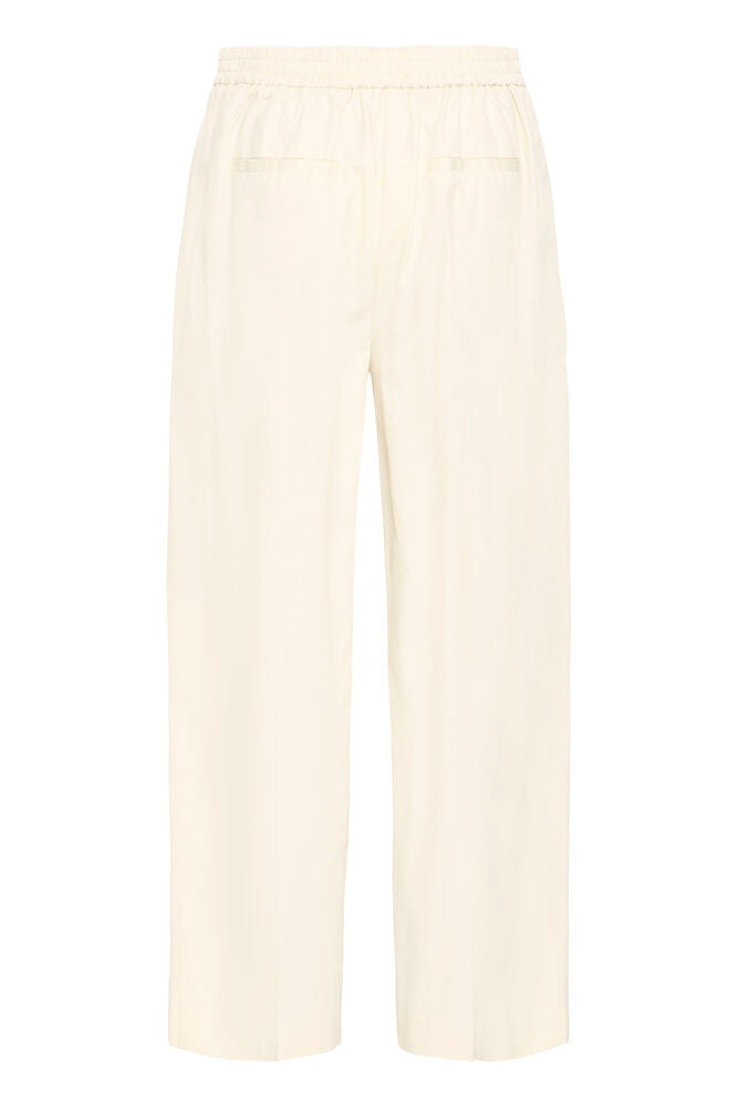 Pantalón Largo Tobillero crudo con Cintura Elástica