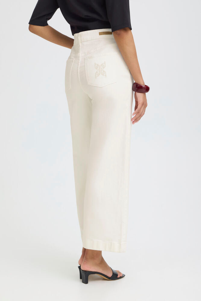 Pantalón Tiro Alto Blanco