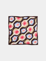 Pañuelo Estampado de Algodón y Seda Ligero
