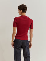 Polo Manga Corta en Punto Tricotado