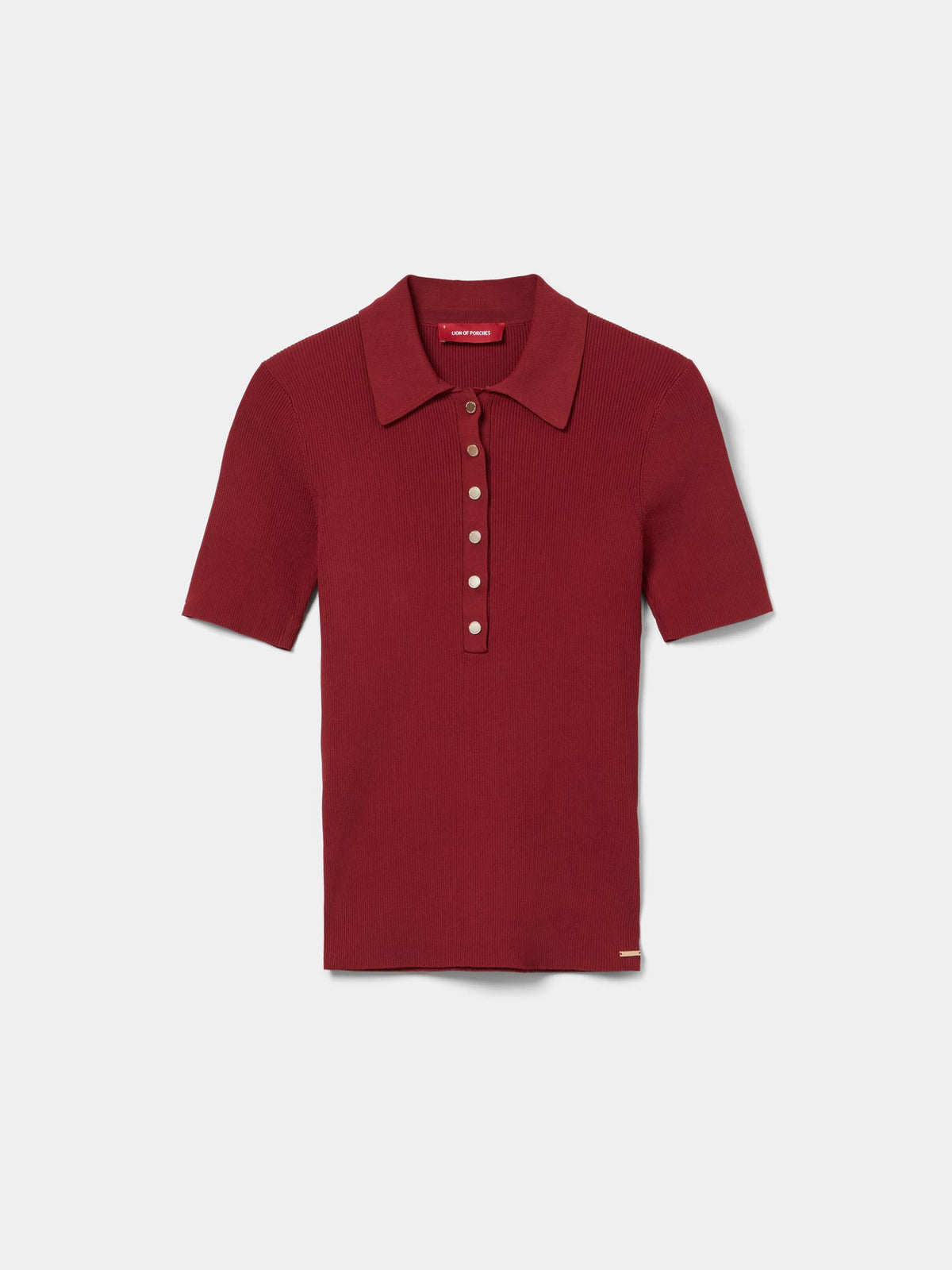 Polo Manga Corta en Punto Tricotado