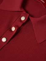 Polo Manga Corta en Punto Tricotado