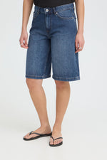 Bermuda Denim con Bolsillos delanteros
