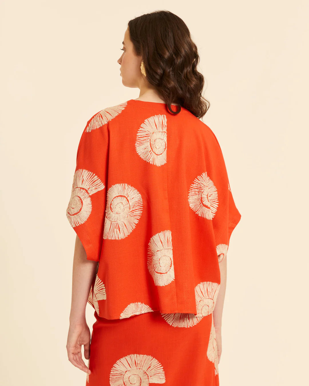 Blusa Estampada Caracolas