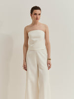 Top con detalle trenzado Color Blanco