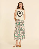 Top Sin Mangas con Detalle Corazón Relieve