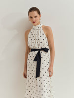 Vestido Largo Lunares