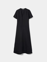 Vestido Largo con Mangas Cortas