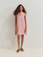Vestido Corto Rosa Palo