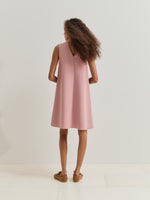 Vestido Corto Rosa Palo