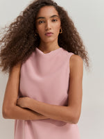 Vestido Corto Rosa Palo