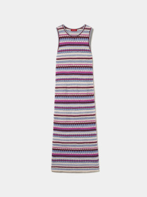 Vestido Punto Crochet Rayas | Lion of Porches