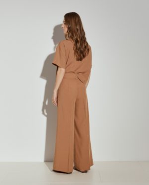 Pantalón Ancho Mezcla Tencel y Lino