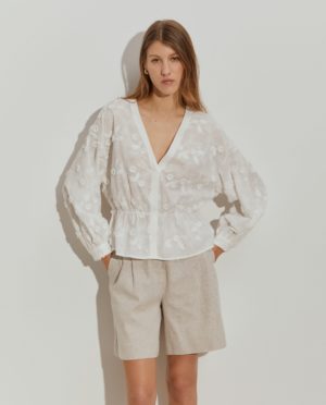Blusa Bordada Flores | Lion of Porches