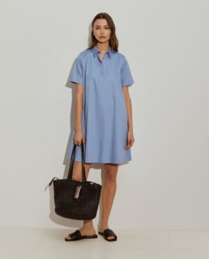 Vestido Midi Manga Corta | Lion of Porches