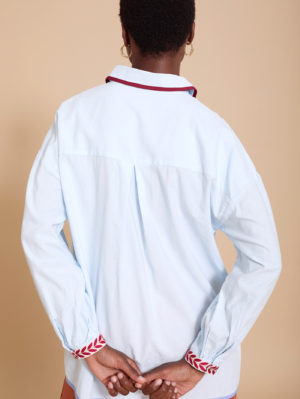 Camisa con Vivos a Contraste