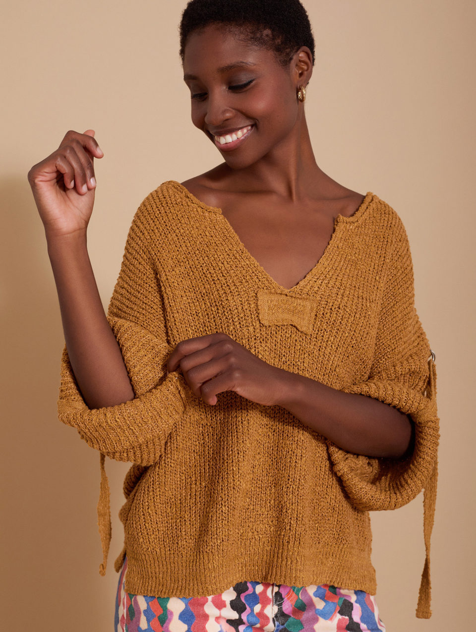 Jersey Oversize con Hebilla