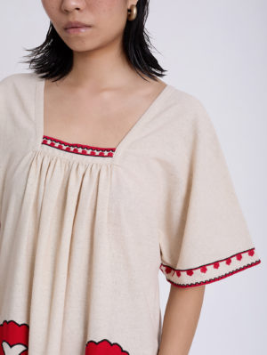 Vestido Túnica Bordada