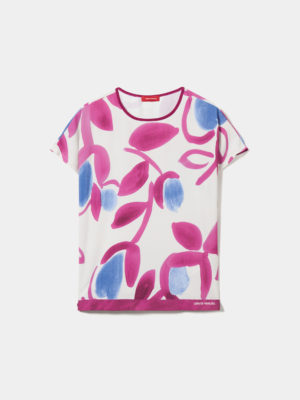 Blusa Manga Corta Pinceladas
