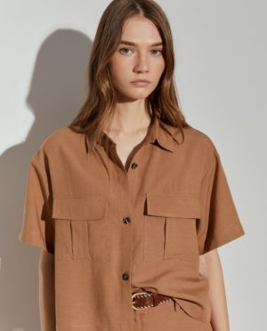 Camisa Lino Corta | Lion of Porches
