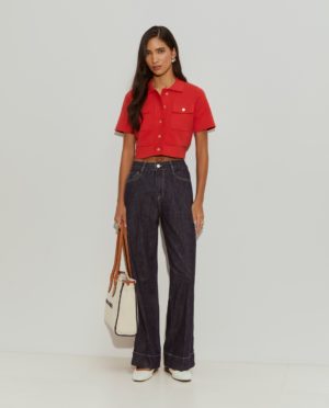 Pantalón Denim Ancho | Lion of Porches