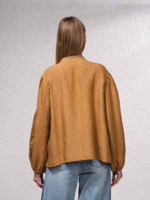 Blusa Fluida Soles Bordados