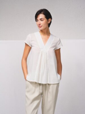 Blusa Escote Pico