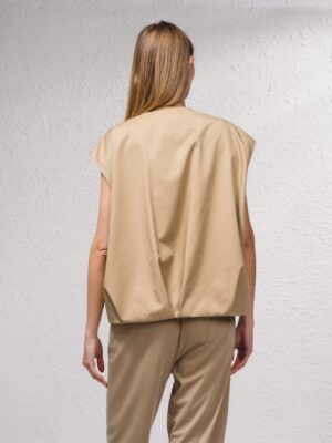 Chaleco Oversize Con Bolsillos Delante